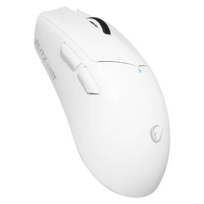 Rampage BLITZ ULTIMATE 8K BT+Wired+2.4G Beyaz Kablosuz PAW3950 NORDIC 52840 MCU Gaming Oyuncu Mouse - 1