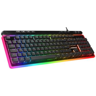 Rampage Shine K14 RGB Kablolu Oyuncu Klavyesi - 1