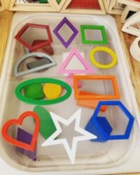 Renkli (11li) Şekil Ayrım Tablası - 