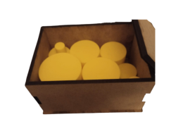 Renkli Silindirler (Sarı) - 