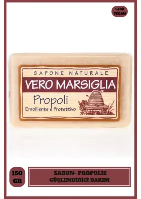 Sabun Vero Marsiglia Propolis Vegan Bakım 150 g - 1