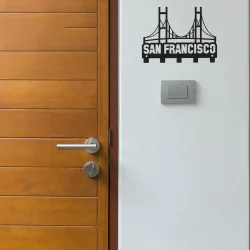 SAN FRANCISCO METAL ANAHTARLIK SİYAH - 2
