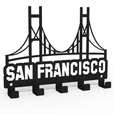 SAN FRANCISCO METAL ANAHTARLIK SİYAH - 4