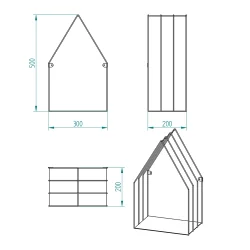 Şık Siyah Metal Duvara Monte Şamdan Dekoratif Mumluğu - 1