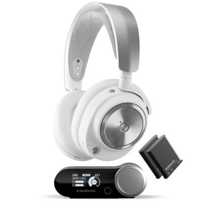 Steelseries Arctis Nova Pro Beyaz Kablosuz Gaming Kulaklık - 1