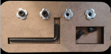 Tekli Gerçek Cıvata Sıkma Tablası (Alyan Anahtarı) - 1