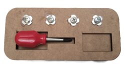 Tekli Gerçek Cıvata Sıkma Tablası (Tornavida) - 