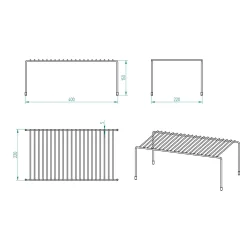 TEL ORGANİZER DOLAP DEPOLAMA RAFI 22X40CM BEYAZ - 4