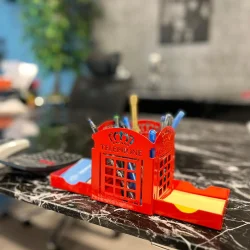 Telefon Kulübesi Temalı Kalemlik Kırmızı - 1